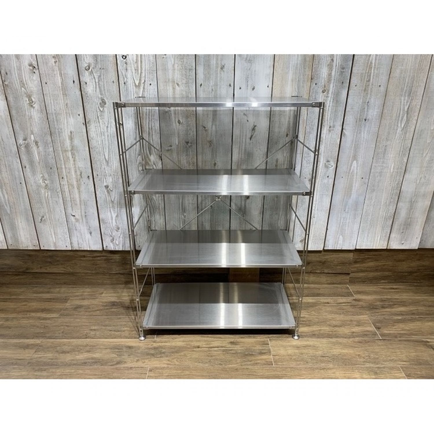 無印良品 シェルフ シルバー ステンレス (税込) ステンレスユニット