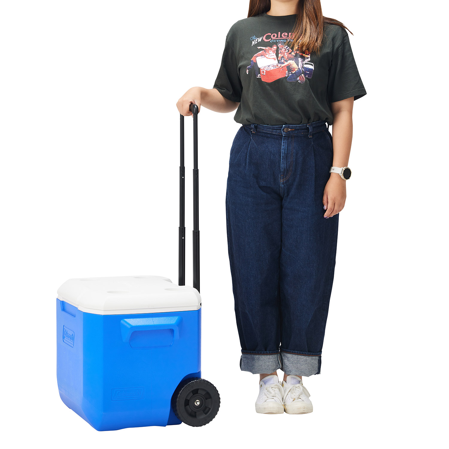 ホイールクーラー/60QT（レッド/ホワイト）の通販｜キャンプ用品の