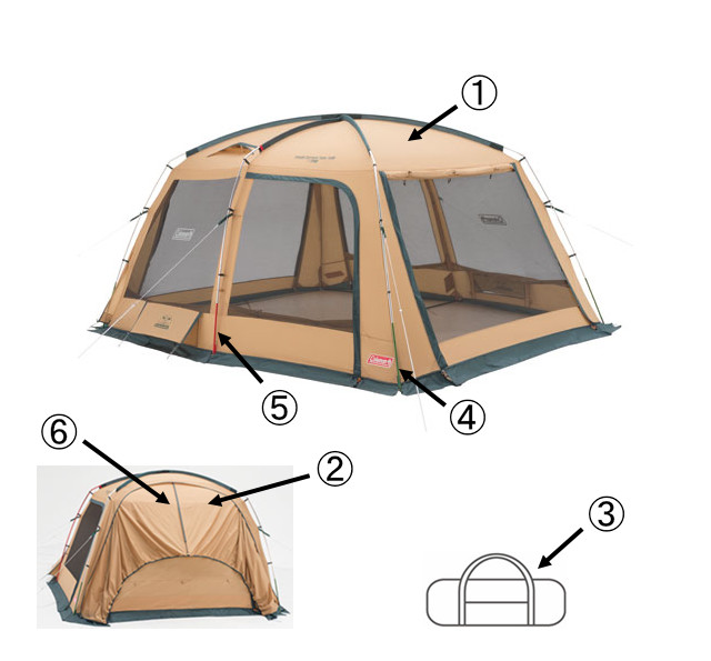 タフスクリーンタープ/400用メインポール（1本入り）の通販｜キャンプ