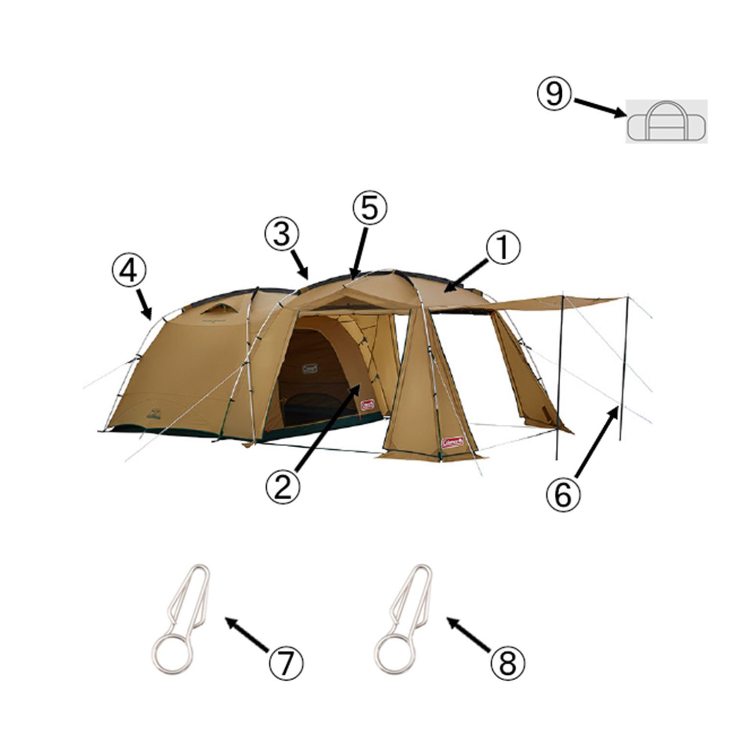 タフスクリーン2ルームハウス/MDX用インナーテントの通販