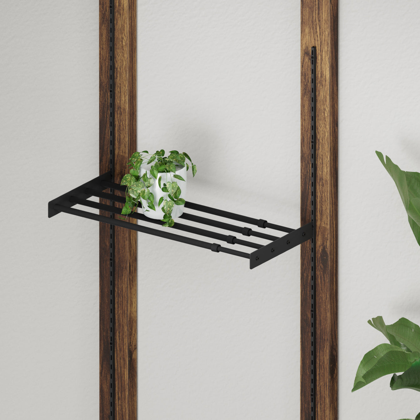 伸縮ラック アイアン 500 取付幅50～70cm ラブリコ｜平安伸銅工業