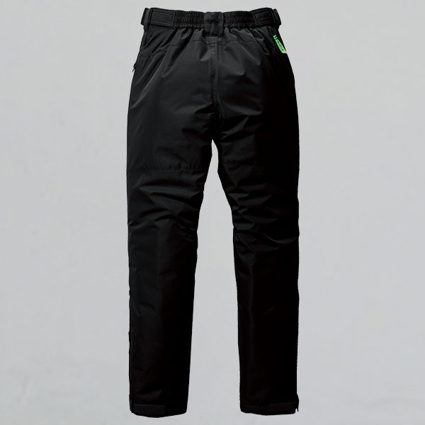 防水防寒パンツ ユニセックス 7622－35 ブラック （S～XL