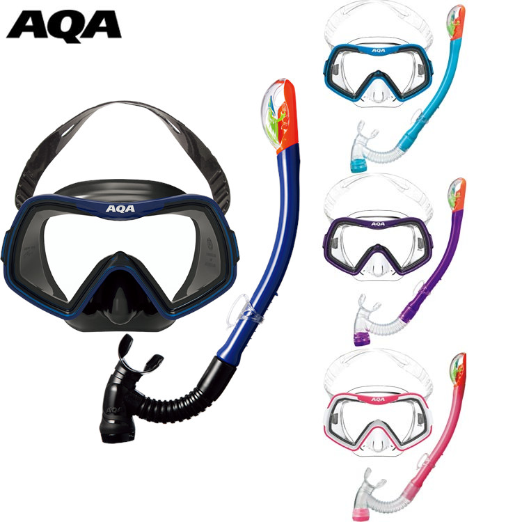 mic21ダイビングショップ[ AQA ] シュノーケルセット キッズ KZ-9008