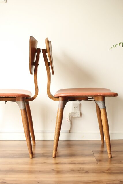 日本楽器 YAMAHA ヤマハ プロトタイプ椅子 2脚 T451｜骨董店 のびる 古