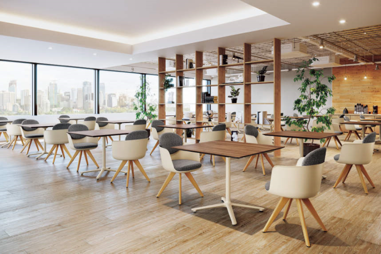 オカムラ フローリスチェア(Foiris) ミーティングチェア 5本脚