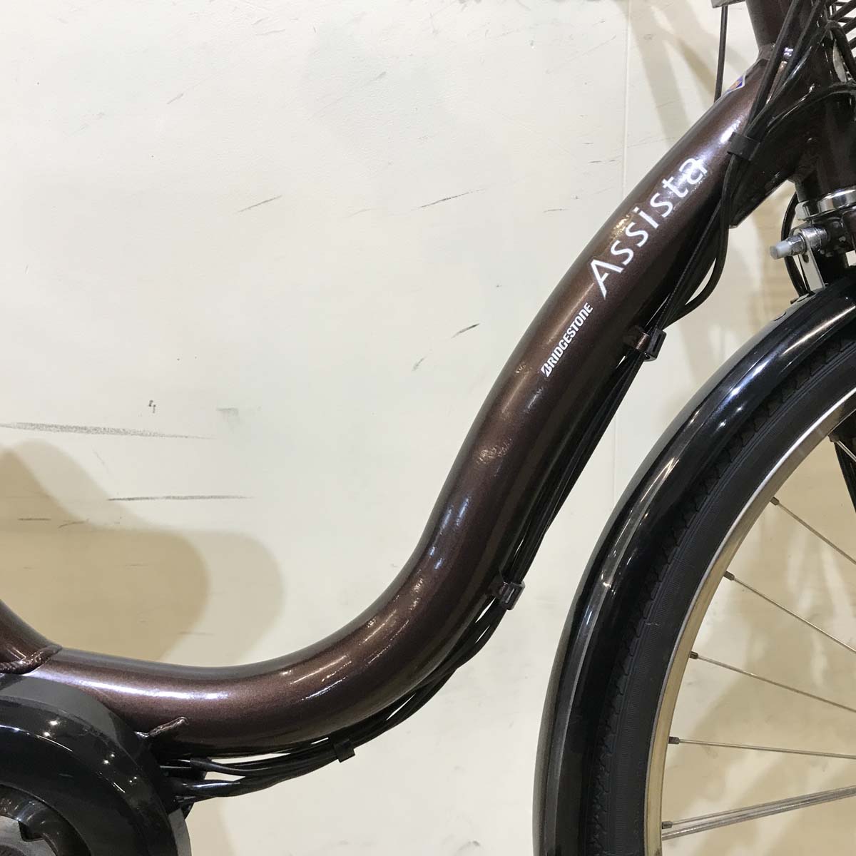 電動自転車 ブリヂストン アシスタ ブラウン 26インチ KX092 【中古車