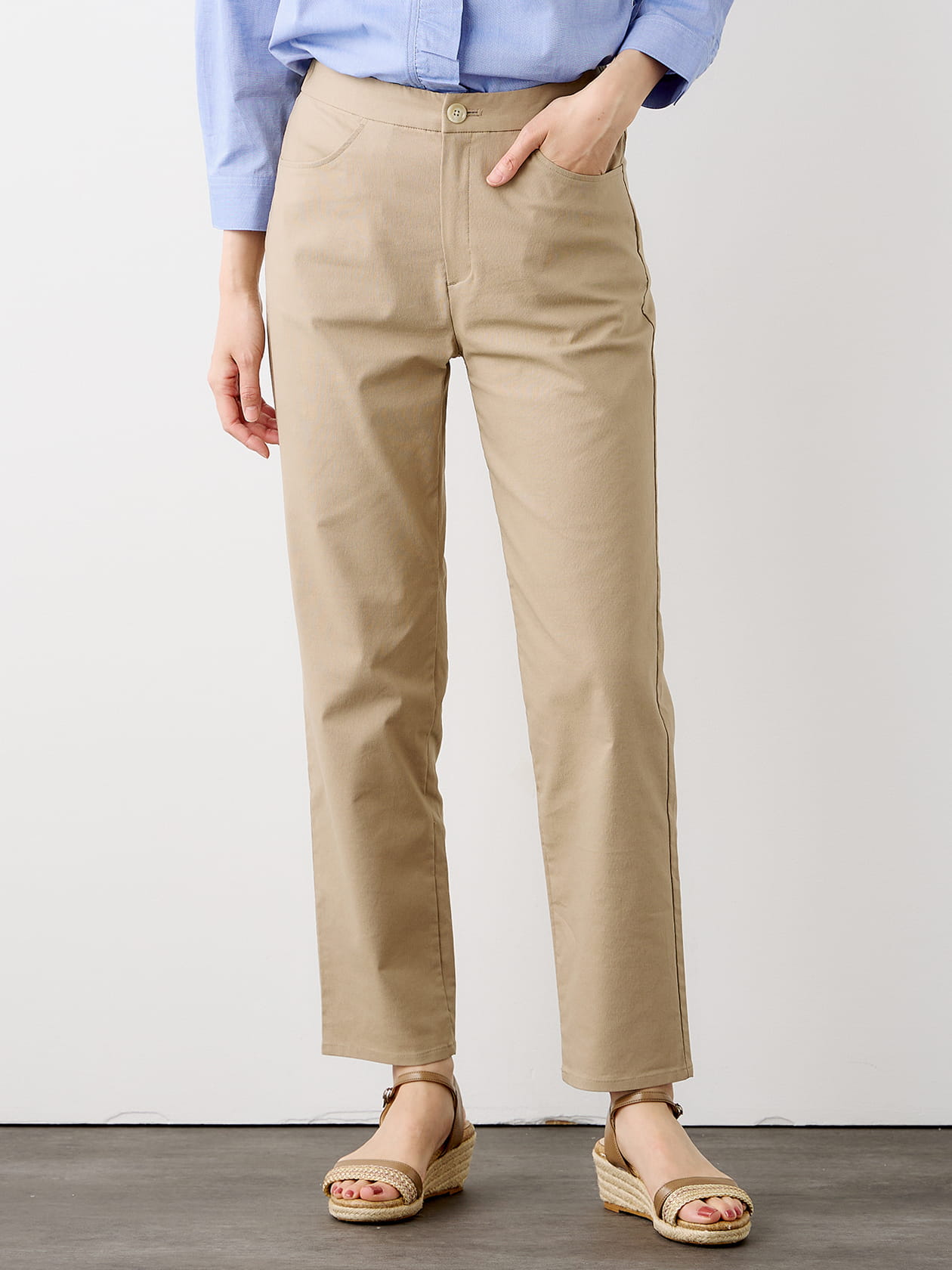 3buy40%OFF！対象商品】ストレッチピケパンツ（6204431）｜women