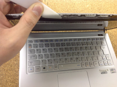 NEC PC-LZ550MSS 液晶修理・分解方法