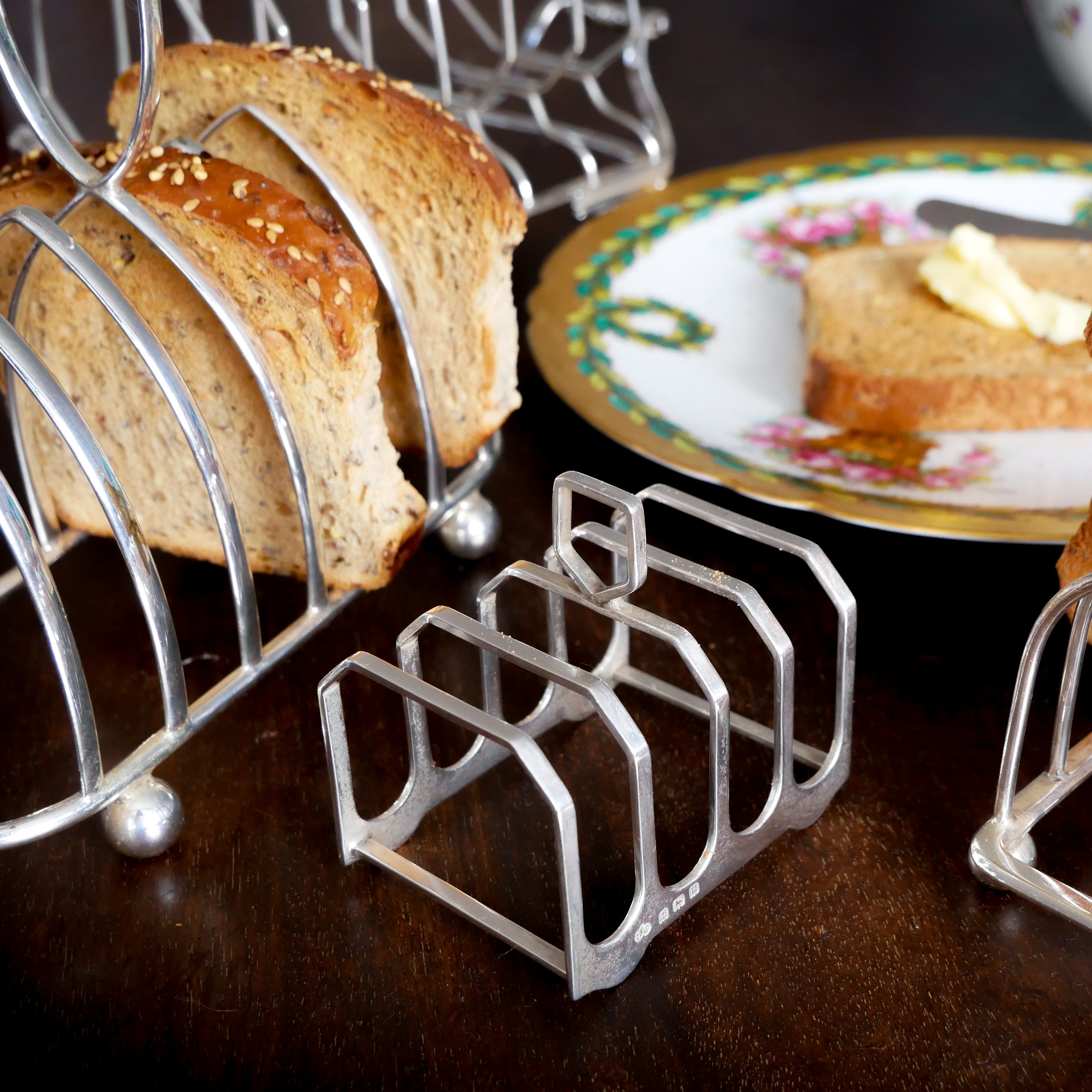 ヴィクトリア時代 スターリングシルバー アンティーク トーストラック