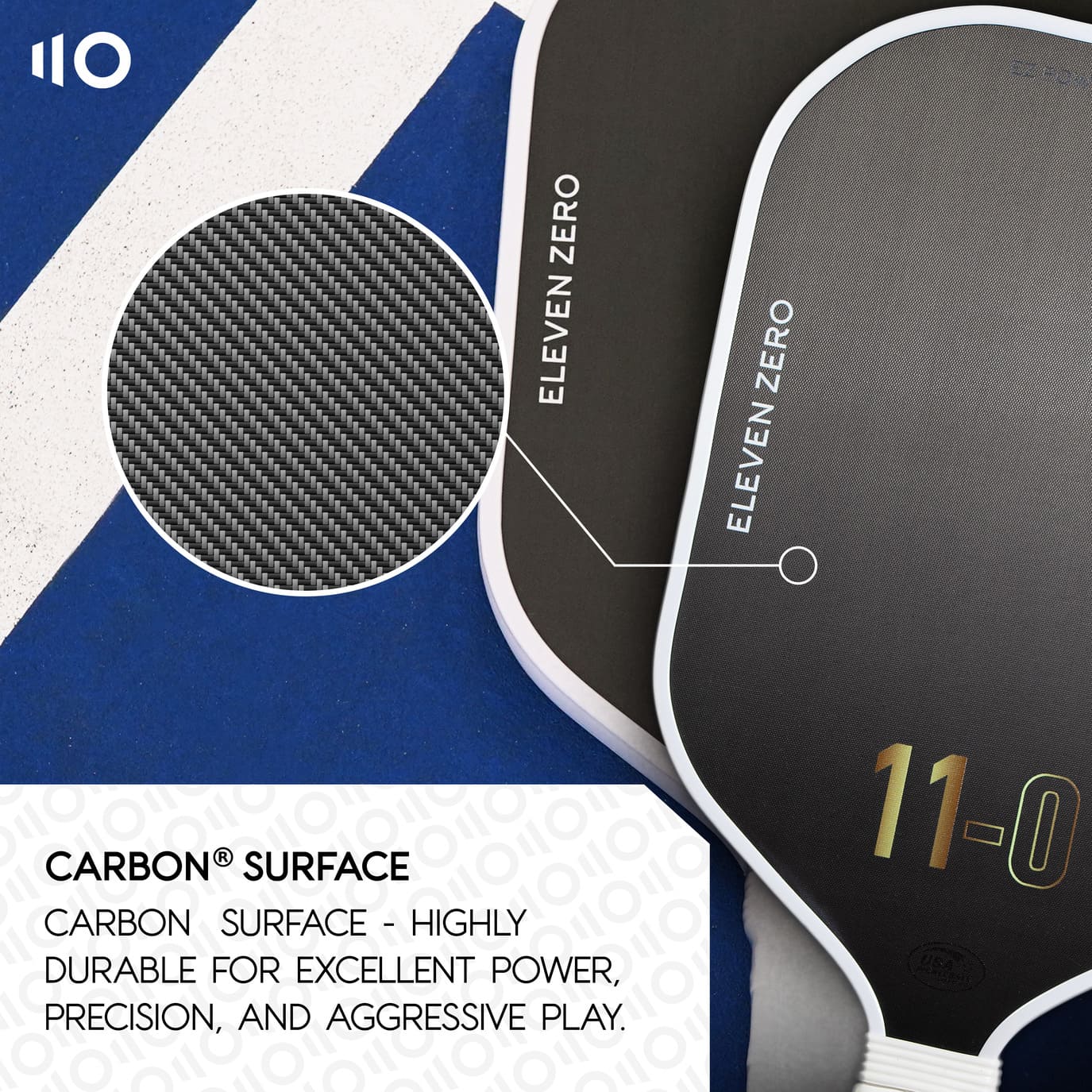EZ Power Carbon 16mm Pickleball Paddle | Thermoformed T700