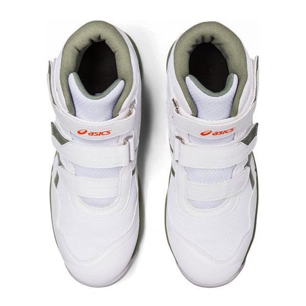 新作] アシックス 安全靴 ウィンジョブ CP216 ホワイト×ライケン