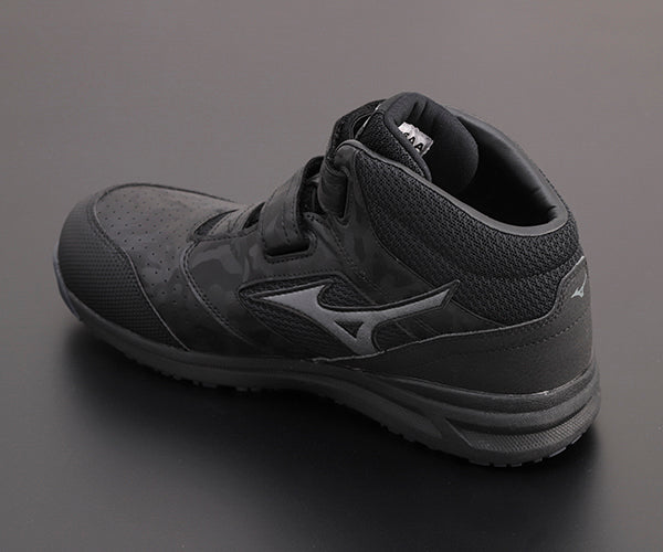 ミズノ 安全靴 F1GA220009 26.5cm ブラック×ダークシルバー オール