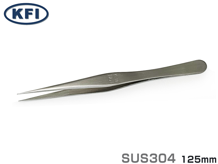 k-6Tステンレスピンセット 品番060001 全長120mm | コクゴeネット