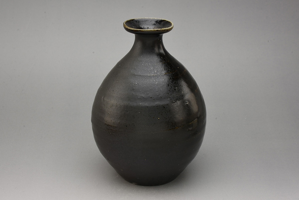 戸川雅尊 No.043002 黒唐津徳利 | えにし庵