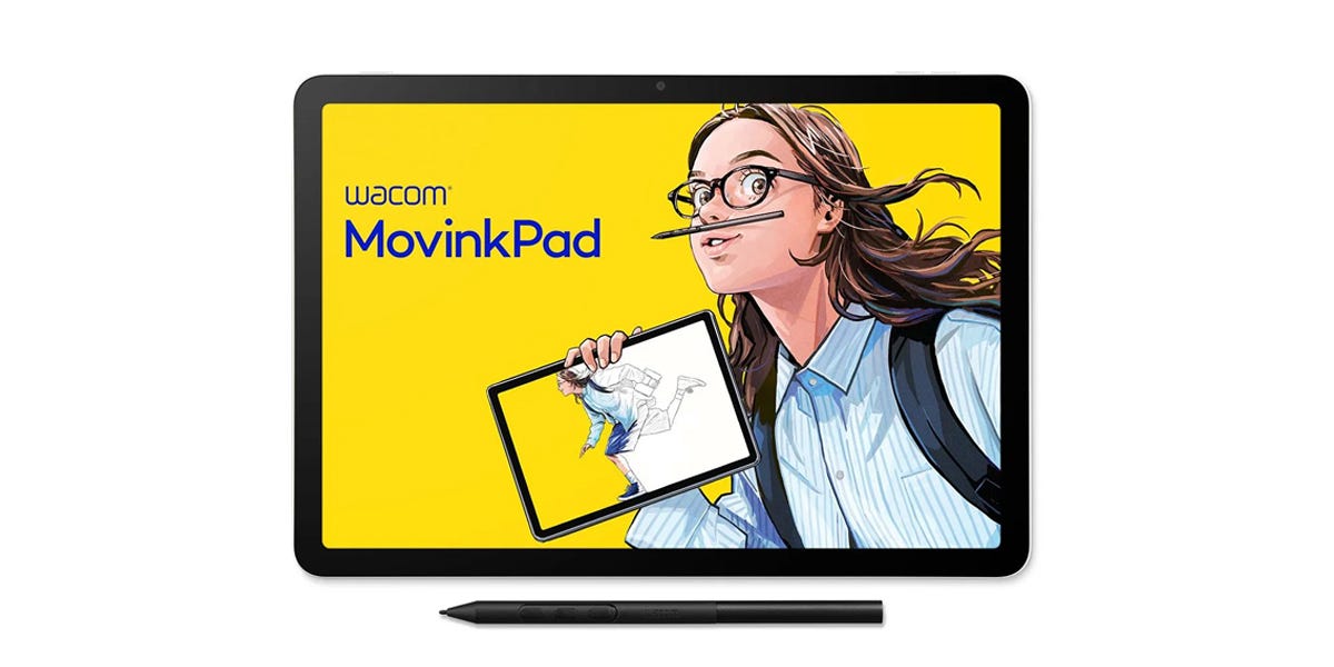 Wacom MovinkPad Pro 14 | Portable Pen Tablet with OLED & Pro Pen 3