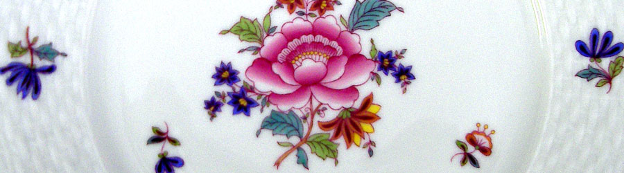 ユーロクラシクス｜ヘレンド 南京ブーケ 清の花かご 森の宝物