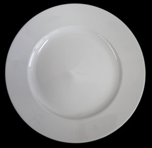 アウガルテン]白磁・銀縁デザートプレート 6枚 アウガルテン]白磁