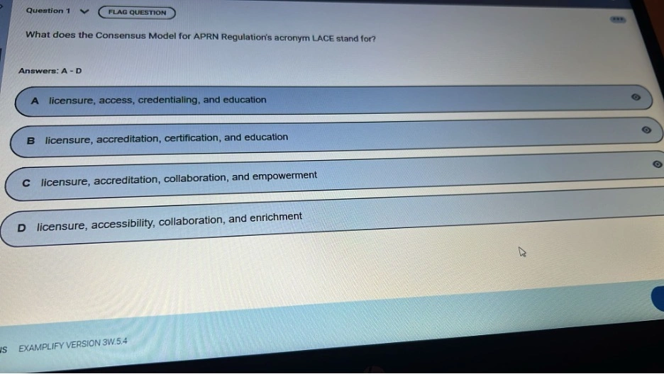 NR548 Week 2: Exam 1 - Examiy