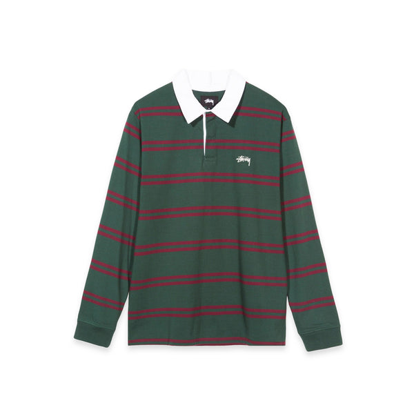 STUSSY 20FW O DYED STRIPE LS RUGBY Lサイズ Stüssy - Bold Stripe