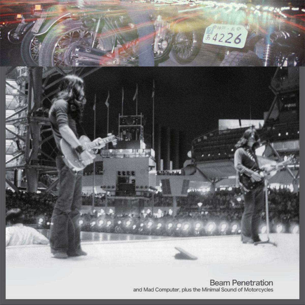 大阪万博お祭り広場・夜のイベント『ビームで貫通』(Beam Penetration