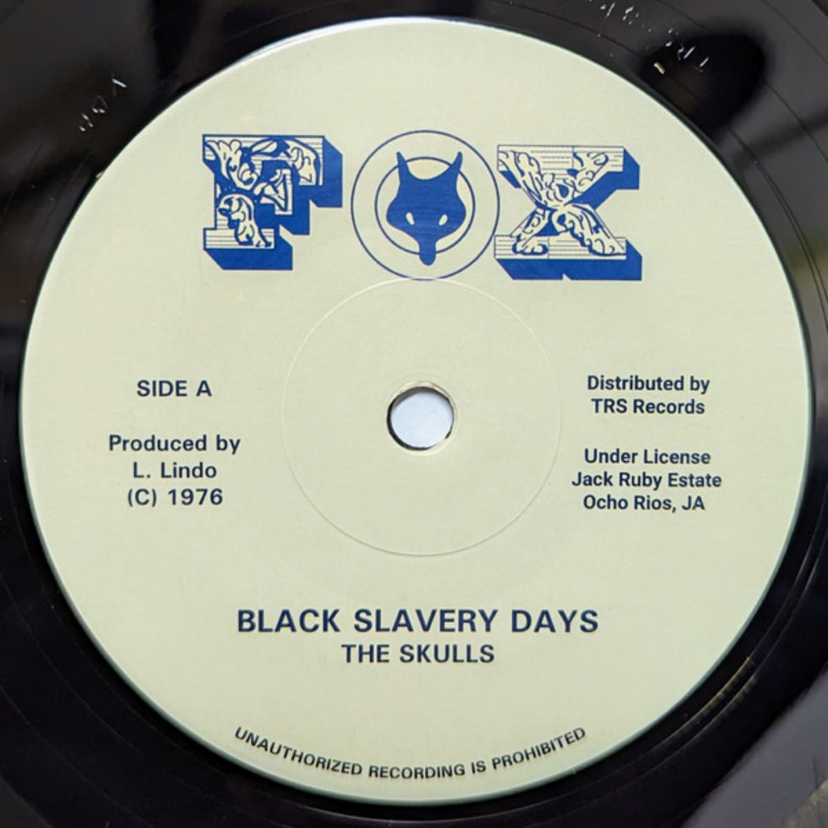 THE SKULLS - Black Slavery Days | TRS Records