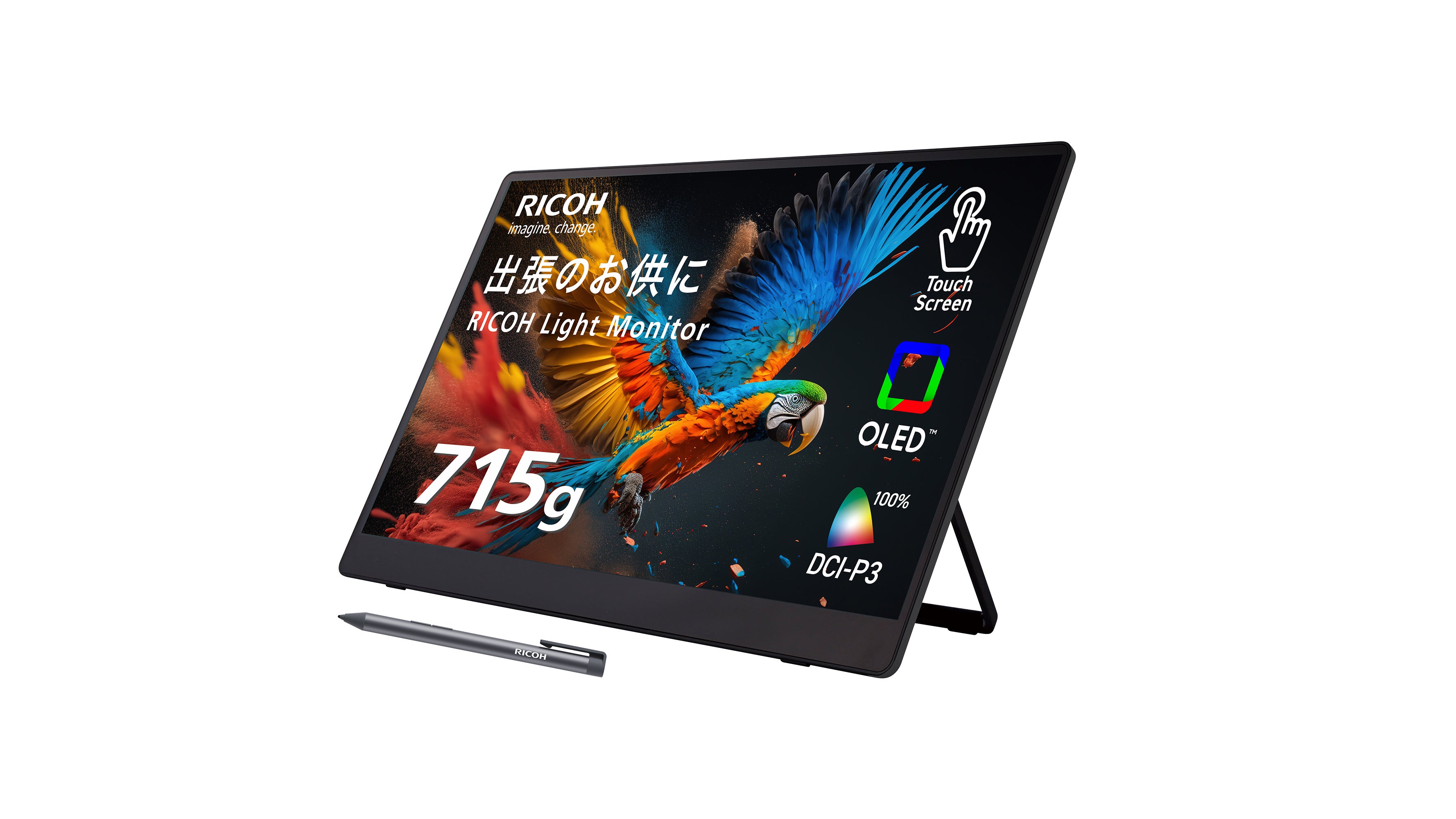 レンタル] RICOH Light Monitor 150BW 有機ELポータブルタッチ