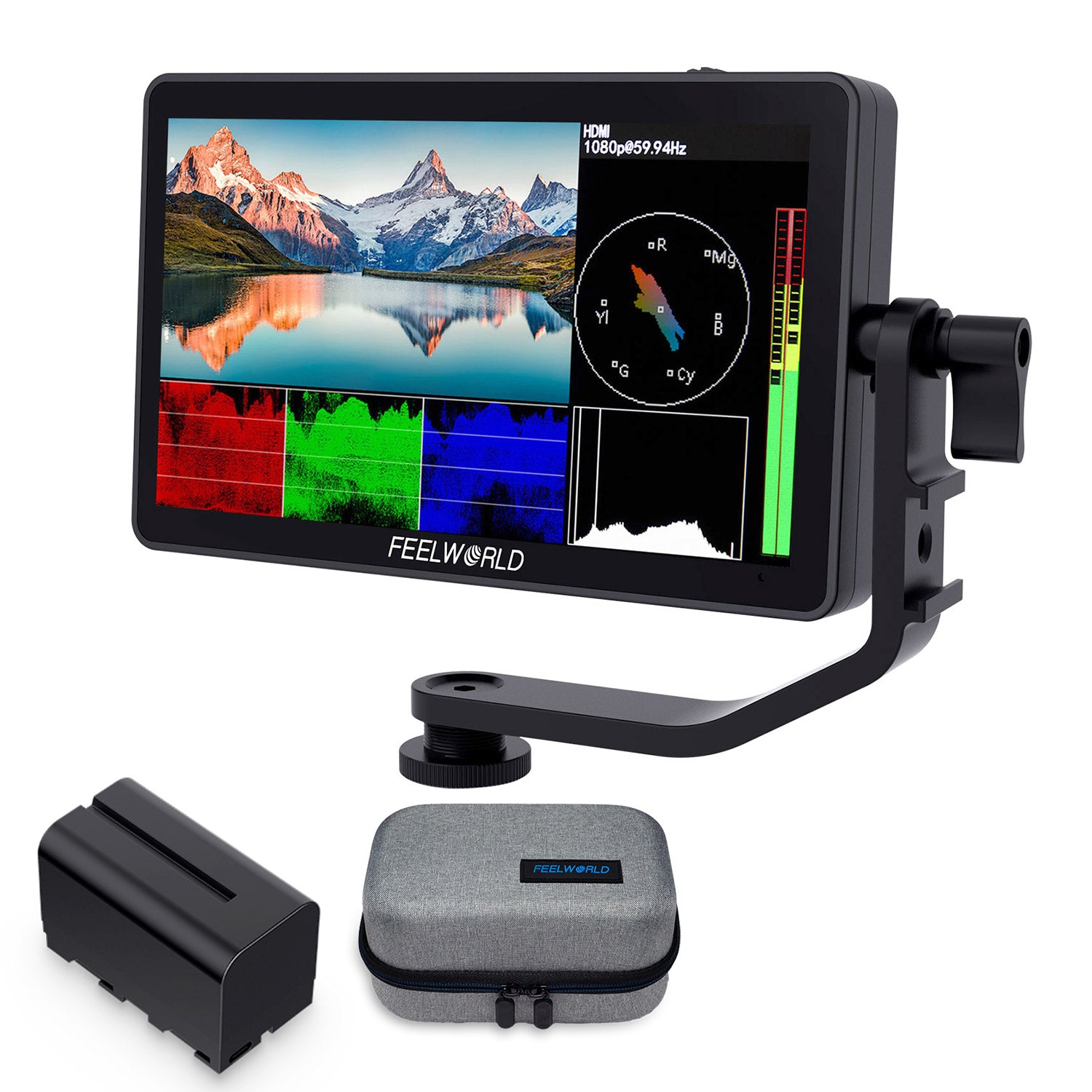 FEELWORLD F6 PLUS 5.5 インチ 3D LUT タッチスクリーン 4K HDMI