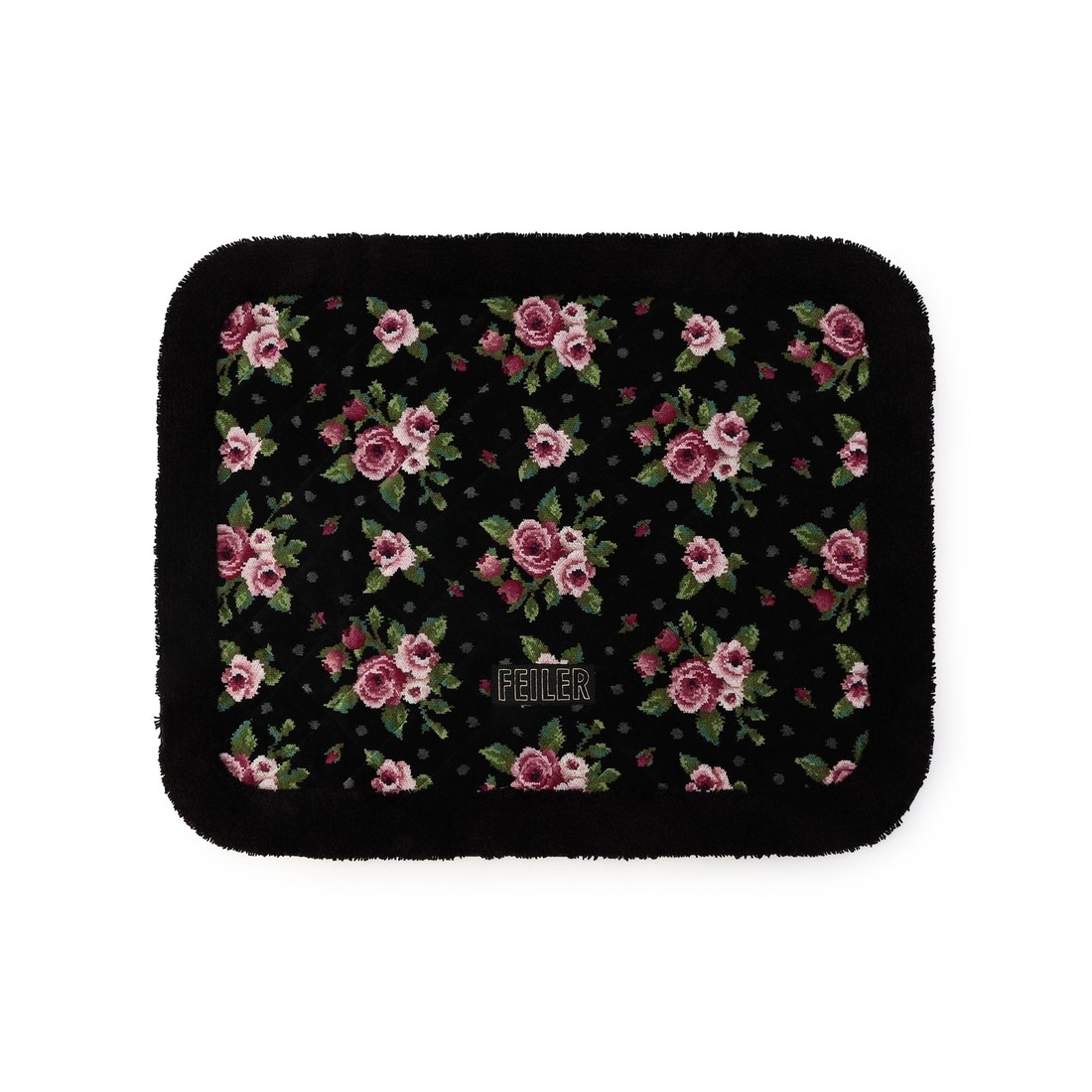 マイジュリエット インテリアマット MJT-257379(ブラック): FEILER