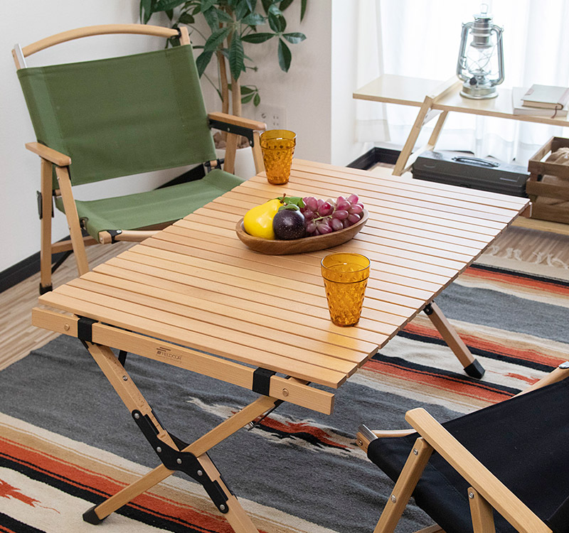 FIELDOOR（フィールドア） | 新製品情報 | ウッドロールトップテーブル