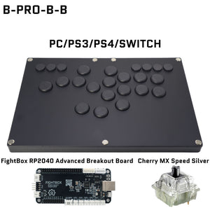 FightBox B-PRO All Button Leverless Arcade Game Controller for for