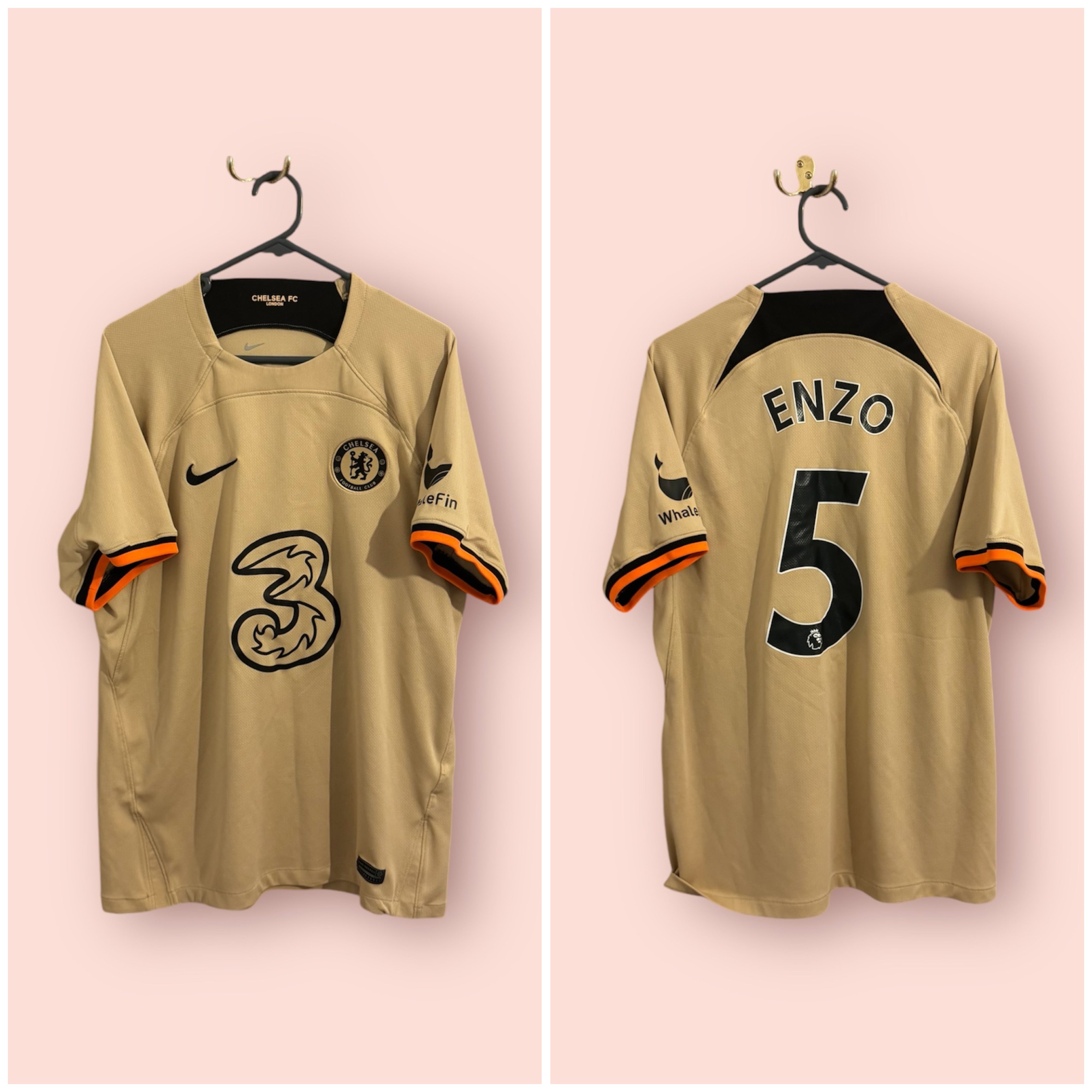 Chelsea Football Shirt - 2022 / 2023 - Third - Large - #5 Enzo