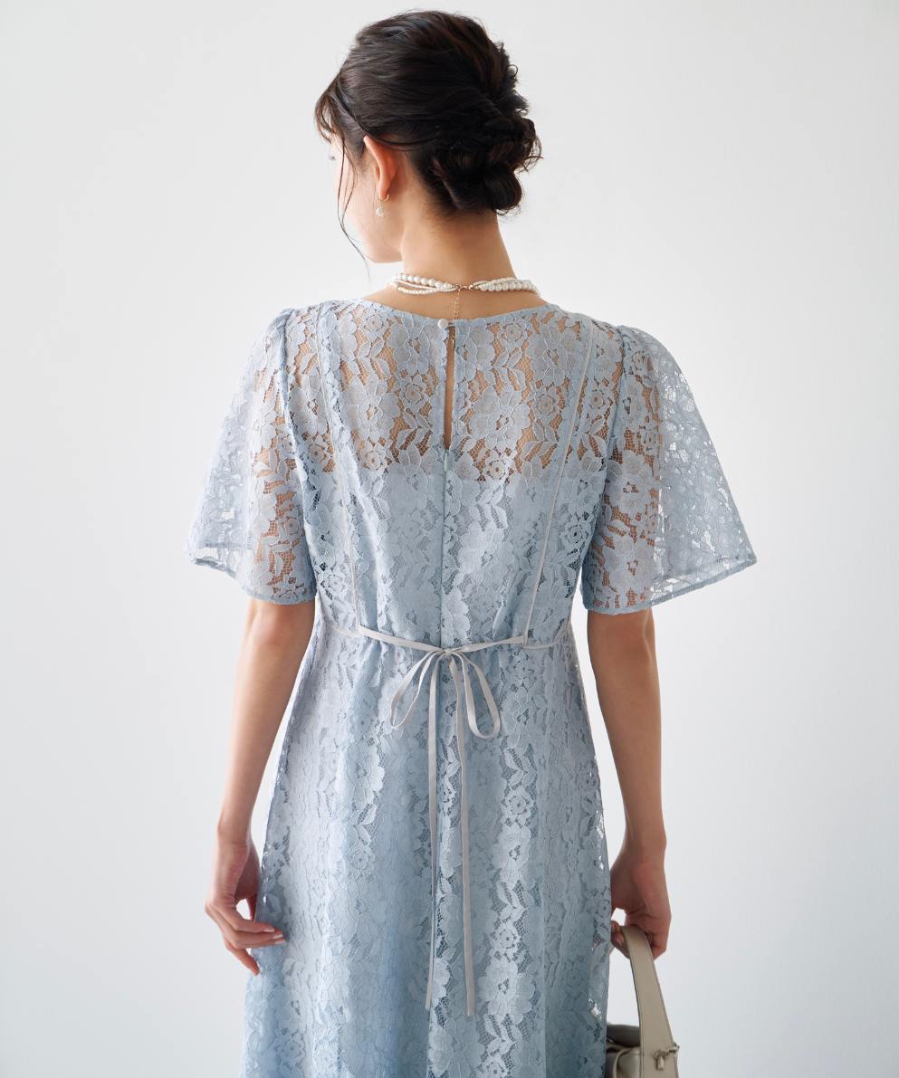 Vネックレース催事ワンピース｜Stola.（ストラ）公式通販サイト