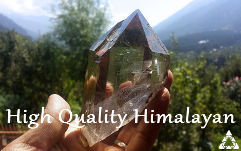 マニカラン/パールヴァティー産ヒマラヤ水晶クラスター - ヒマラヤ水晶