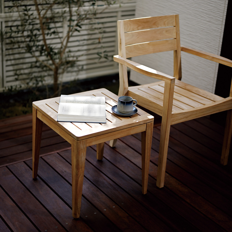 S255XX チーク無垢材 無塗装 PURO ベンチ | 【SR-net】Sunflower