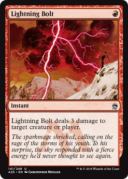 稲妻/Lightning Bolt》[A25] 赤U | 日本最大級 MTG通販サイト「晴れる屋」