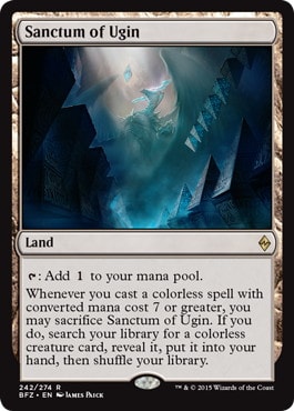 ウギンの聖域/Sanctum of Ugin》[BFZ] 土地R | 日本最大級 MTG通販