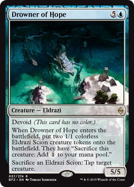 希望を溺れさせるもの/Drowner of Hope》[BFZ] 青R | 日本最大級 MTG