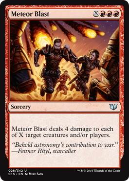 隕石破/Meteor Blast》[C15] 赤U | 日本最大級 MTG通販サイト「晴れる屋」