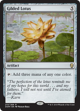 Foil】(725)《金粉の水蓮/Gilded Lotus》[FDN] 茶R | 日本最大級 MTG