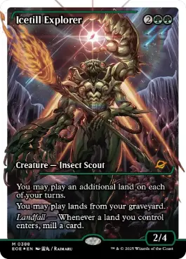 フラクチャー・Foil】(388)□ショーケース□《氷耕しの探検家/Icetill