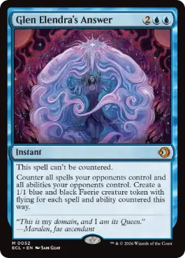 052)《エレンドラ谷の応答/Glen Elendra's Answer》[ECL] 青R | 日本