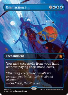 Foil】《全知/Omniscience》[ジャッジ褒賞] 青 | 日本最大級 MTG通販