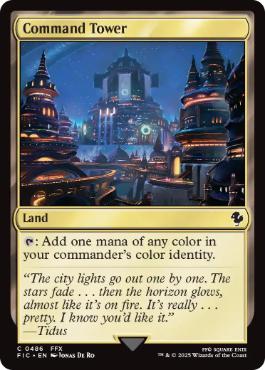 486)《統率の塔/Command Tower》[FIC] 土地C | 日本最大級 MTG通販