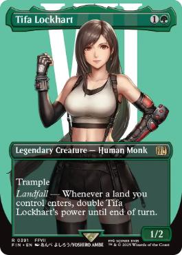 Foil】(391)□ボーダーレス□《ティファ・ロックハート/Tifa Lockhart