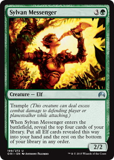 森の伝書使/Sylvan Messenger》[ORI] 緑U | 日本最大級 MTG通販サイト