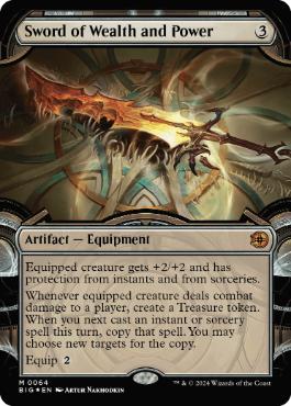 レイズド・Foil】(064)□ショーケース□《富と力の剣/Sword of Wealth