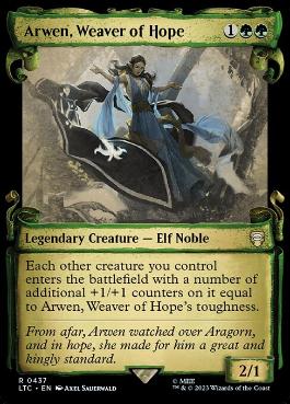 118)□拡張アート□《希望の紡ぎ手、アルウェン/Arwen, Weaver of Hope