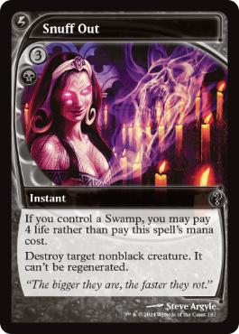 Foil】《殺し/Snuff Out》(メディア系プロモ)[流星マーク] 黒 | 日本