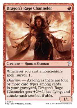 ドラゴンの怒りの媒介者/Dragon's Rage Channeler》[PWシンボル付き