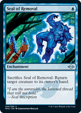 269)《退去の印章/Seal of Removal》[MH2] 青U | 日本最大級 MTG通販